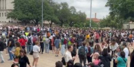 حاكم تكساس يهدد المتظاهرين في جامعة الولاية بالاعتقال