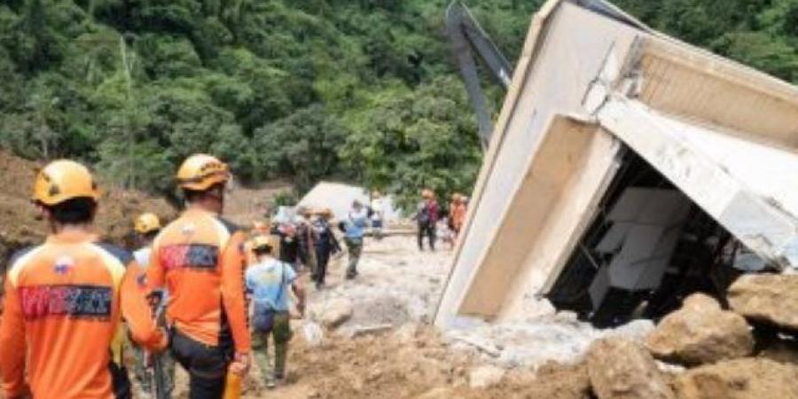 ارتفاع حصيلة ضحايا الانهيار الأرضى الهائل جنوبى الفلبين إلى 54 قتيلا