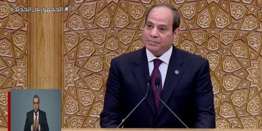 الرئيس
      السيسي:
      أجدد
      العهد
      على
      استكمال
      مسيرة
      البناء
      وتحقيق
      تطلعات
      الأمة
      المصرية
